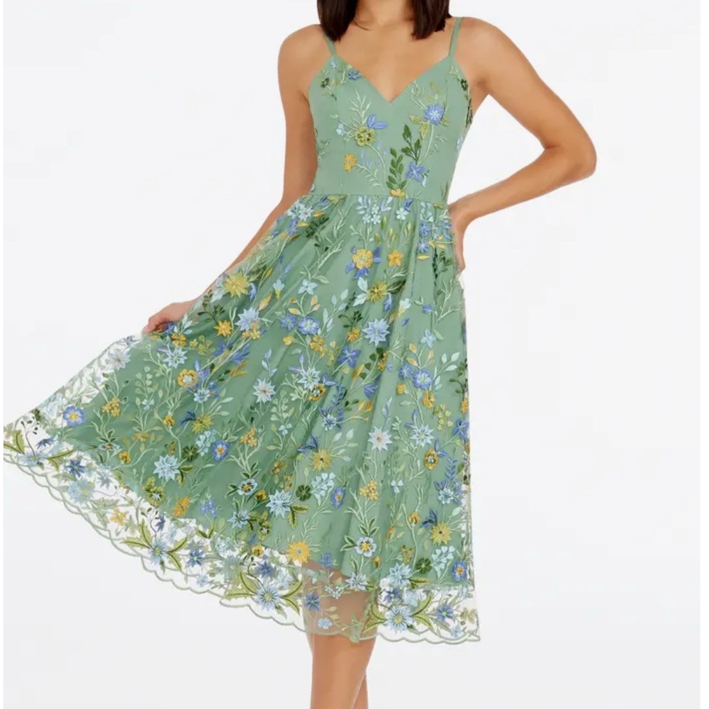 Beautiful Maren Floral Embroidery Cocktail Dress